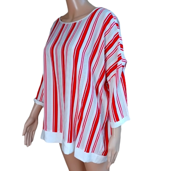 Karen By Simonsen Candy Striped Viscose Topside Small - Picture 2 of 12